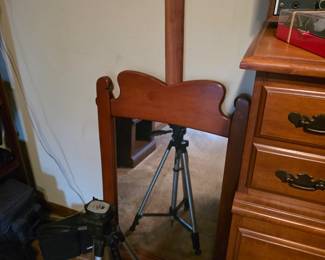 #54   Chest of Drawers w/Mirror 32"Wx17"Dx76"H   $125