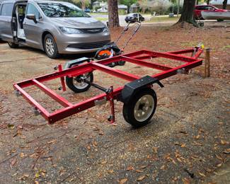 #34   Brand New Haul Master Foldable Trailer w/12" Wheels   $425