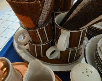 #20   Stonehenge Mid-Winter Dinnerware 42pc   $150