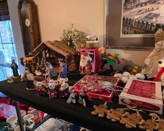 #13   Lillian Harduskey 16pc Manger   $150