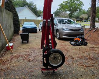 #34   Brand New Haul Master Foldable Trailer w/12" Wheels   $425