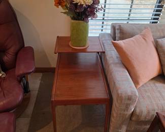 #46   MCM 2 Tier Side Table 17"Wx25"Dx24"H   $195