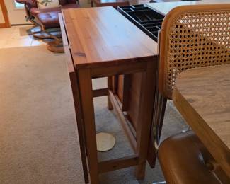 #52   Drop Leaf Table 56"Wx30"Dx28"H   $65