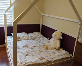 full size child’s “house” style bed