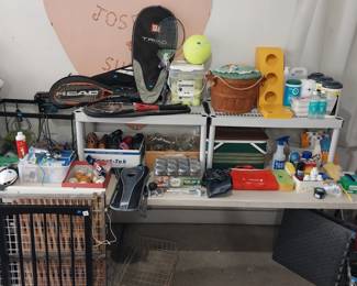 sports, canning, tennis, fish tank