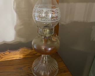 1940's oil lamp