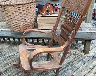 Solid Wood rocker - needs new seat