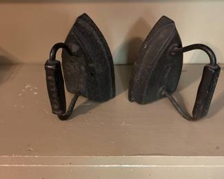 Antique Sheffield Cast Iron Doorstop