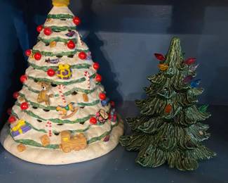 Vintage Ceramic Christmas Trees
