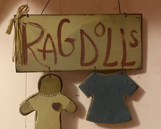 Rag Dolls Sign