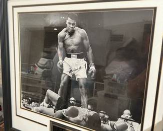 Signed Mohammed Ali Picture