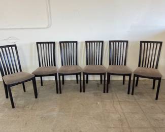 6 SKOVBY Wenge Chairs * Modern * Quality!!