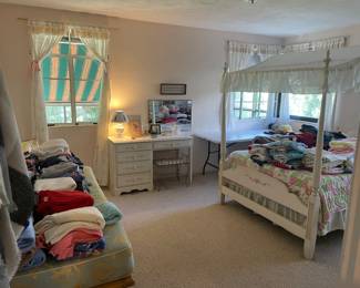 Bedroom furniture and clothing