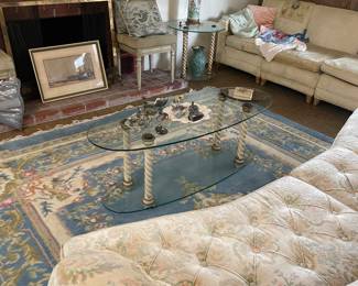Vintage rugs and furniture