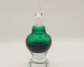 Vandermark Merritt Art Nouveau Art Glass Perfume Bottle. 