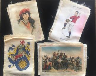 Antique cigarette silks 