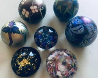 Art glass Paperweights