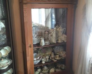 China cabinet full off fine china