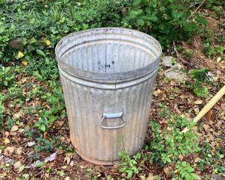 Metal Trashcan