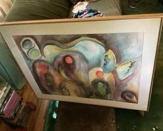 Wall Art Abstract Watercolor Painting by Laurie Johenning