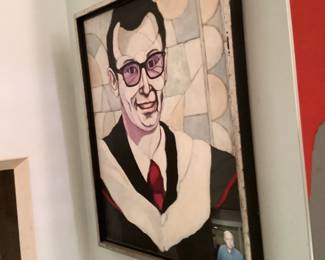 Wall Art Man Wearing Academic Sash