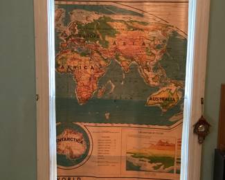 Vintage Style World Map
