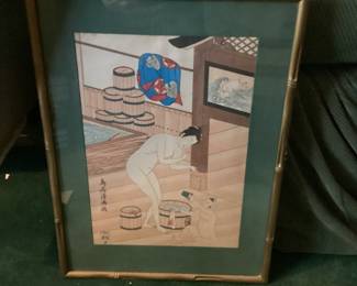 Wall Art Framed Japanese Woodblock Print