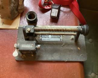 Vintage Alfred Suter Co Textile Twist Counter or Yarn Reel