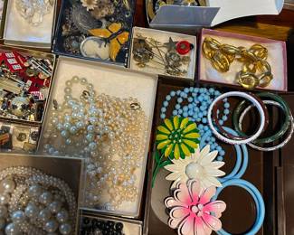 The coolest brooches and bracelets.