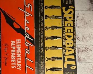 Speedball Calligraphy tips and instruction manual.