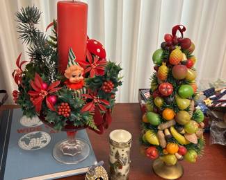 Vintage Christmas!  They both need a little love.
