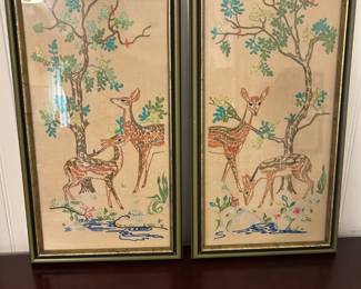 Hand embroidered!  So vintage. 