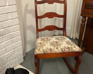 Wood rocker.