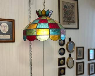 Vintage hanging light.
