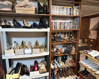 Shoes (many new)  