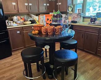 Pub Style Table and 4 Stools