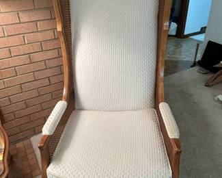 Cane Wingback Chair
