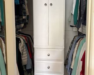 Example of one closet with women’s clothes