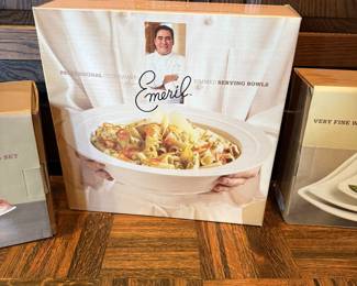 New Emeril serving bowls white