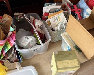 Gift bags, wrap and miscellaneous items