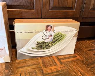 New Emeril Serving Dishes White