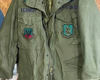 Lots of Vintage Militaria Jackets, Jump Suits, Etc.