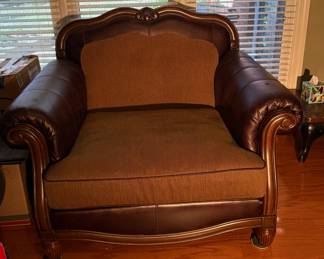 Leather/upholstery chair(3 piece set)