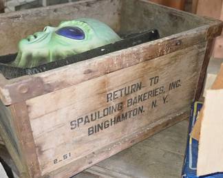 Spaulding Binghamton Wood box