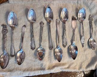 Vintage Sterling Silver Spoons