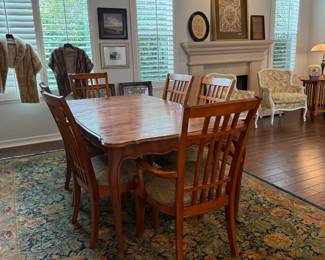 Amana hand crafted dining table with original receipts from early 1900s