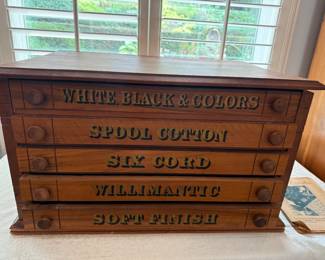 WILLIMANTIC Sewing case 5 drawer