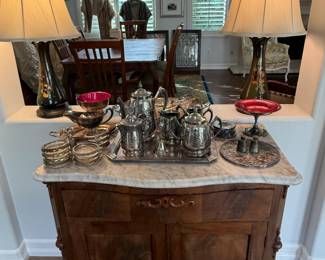 Lots of 4plate silver, sterling, etc..