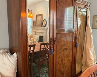 Fine Burlwood Armoire