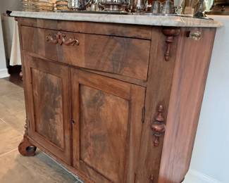 But the French Wash Basin? Just Gorgeous check the wood grain!! Louis XV style